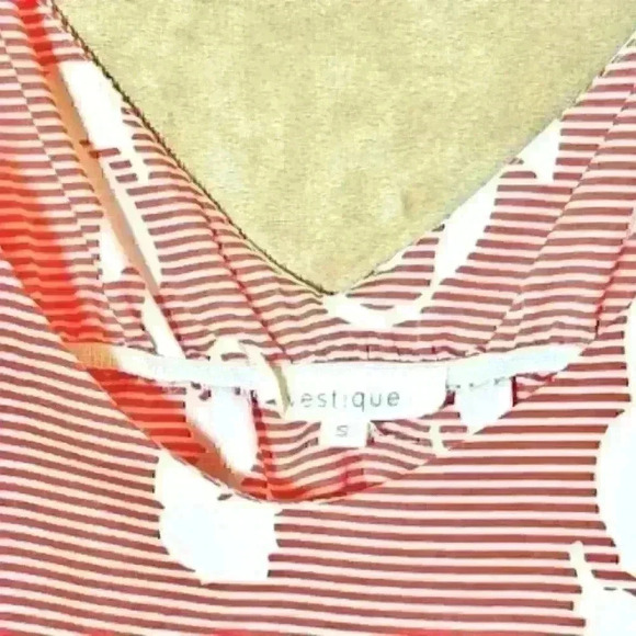 VESTIQUE Womans CAMI Lightweight Layers Seahorse Print CORAL PINK Top size Small - Picture 5 of 5